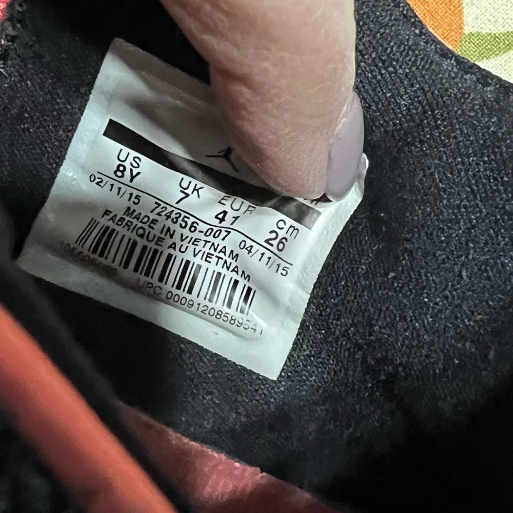 Nike Air Jordan Eclipse Shoes‎ Womens Size 9.5 (8Y) Athletic Mesh Sneakers Gray.